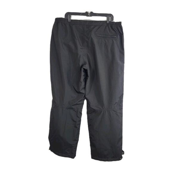 Eddie Bauer WeatherEdge Men’s XL Black Waterproof Ski Snow Pants Gaiters Winter - Picture 2 of 15